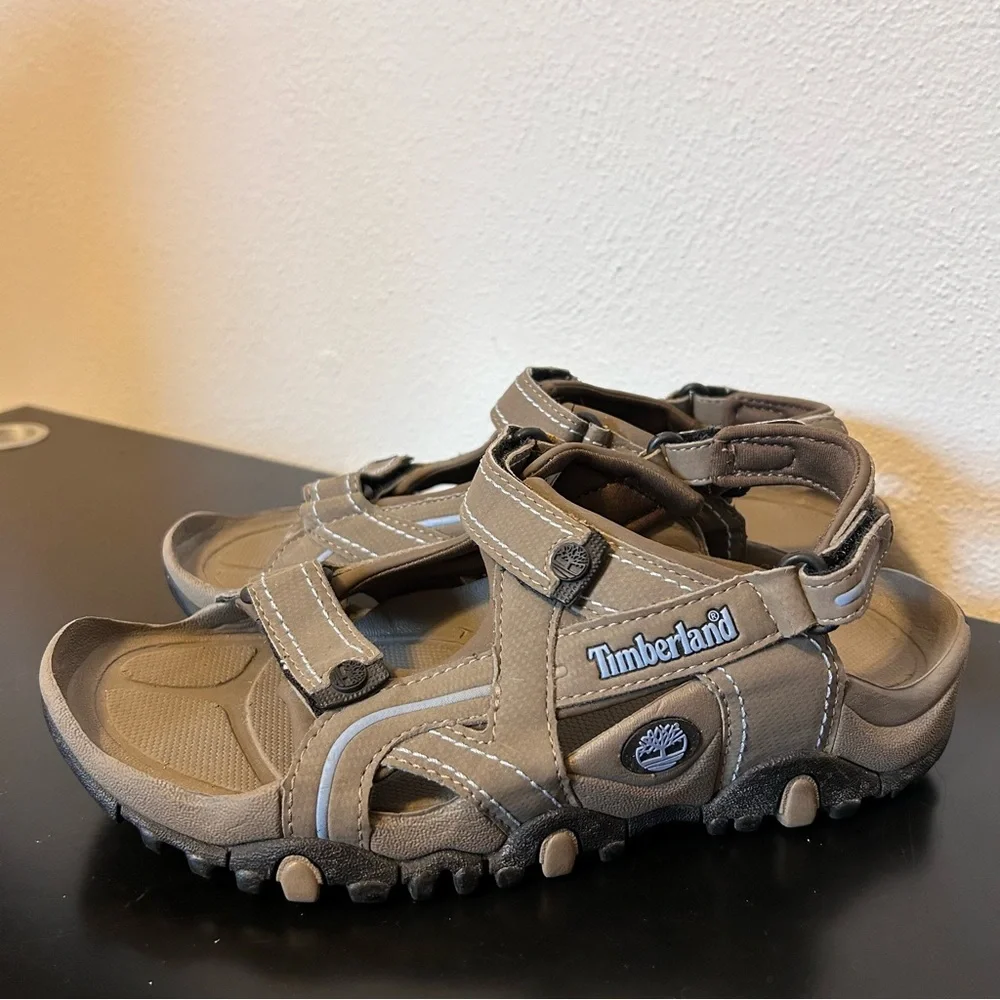 Timberland Tan Outdoor Sandals with Adjustable Straps Size 9 - Picture 5 of 13